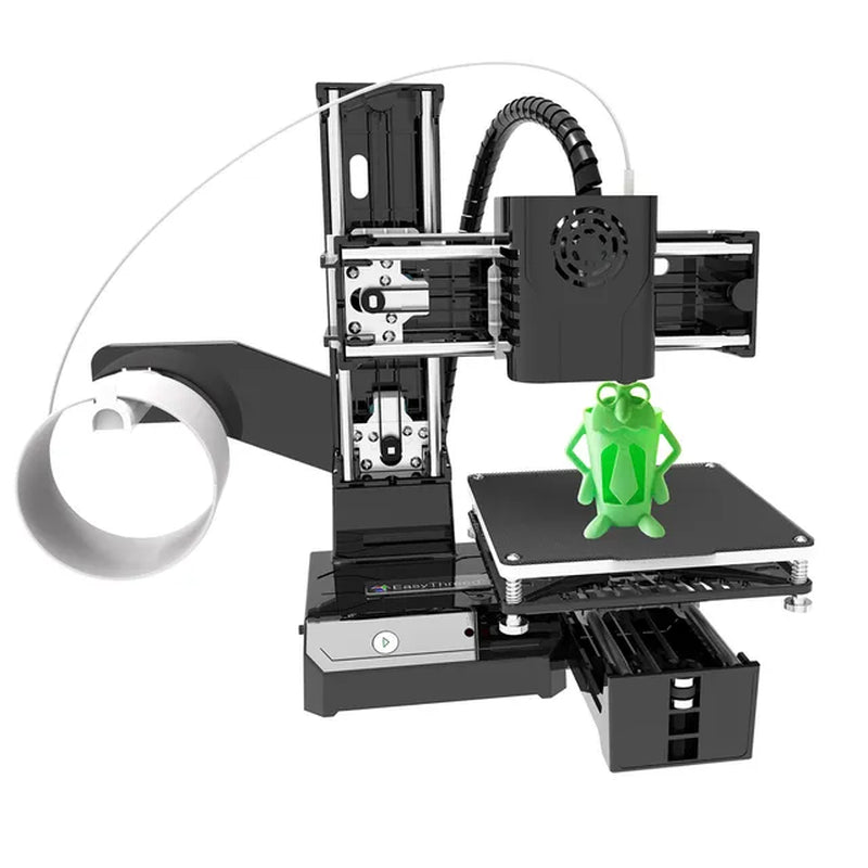 Easythreed 3D Printer K9 Mini Desktop Children 3D Printer 100*100*100Mm Print Mute Printing with TF Card PLA Sample Filament
