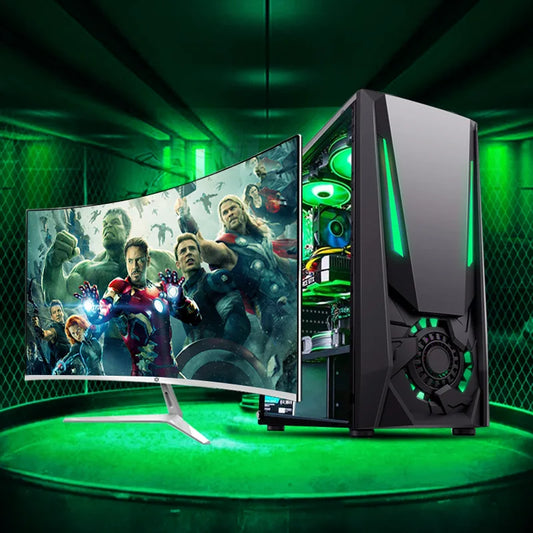 Desktops Computer Quad Core Gaming Laptops 6GB Grafiken Computer Desktop-Computer Gamer PC
