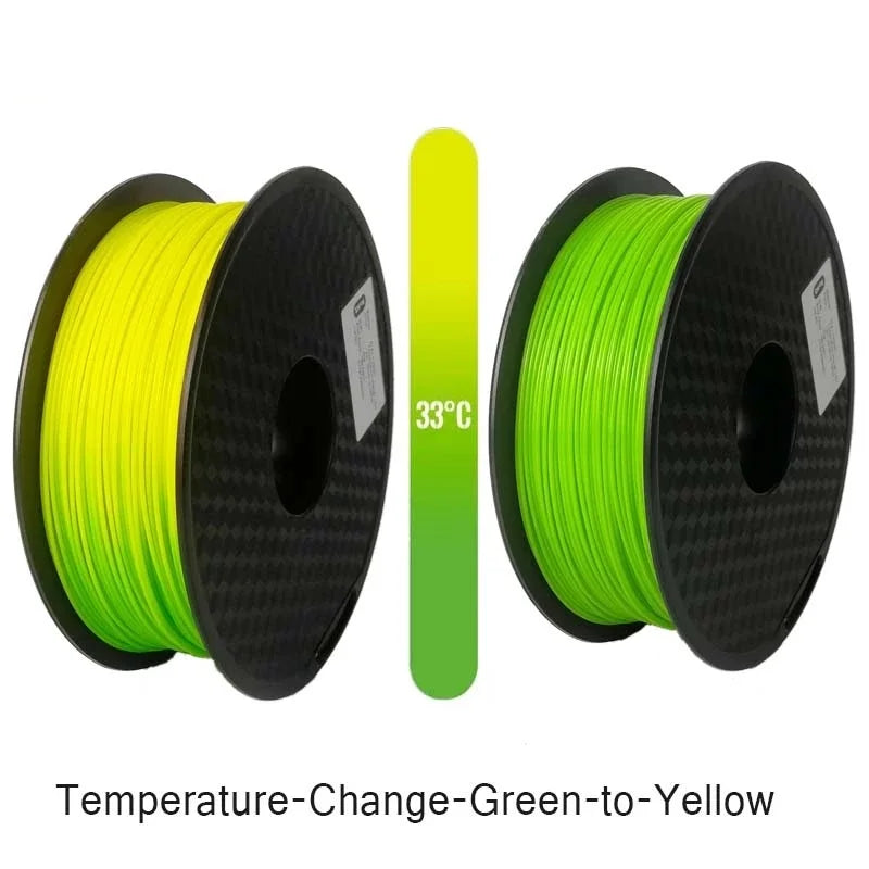 Color Change with Temperature 3D Printer Filament PLA Sublimation Plastic Chameleon 3D Printing Material 1.75Mm 1Kg/500G/250G