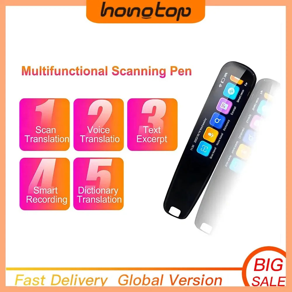 Smart Voice Scan Translator Pen Multifunctiontranslation Real Time 121 Languages Translator Business Dictionary Pen